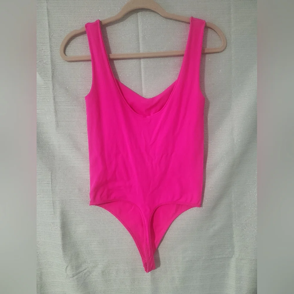 FREE PEOPLE INTIMATELY Pink Women's One-Piece Swimsuit SIZE M-L - Picture 5 of 9